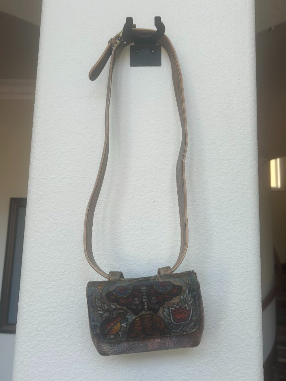 Vintage Jane Yoo  leather belt bag (fanny pack).